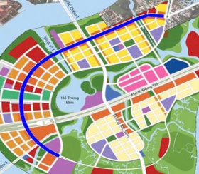 Đầu tư xây dựng 04 tuyến đường chính trong Khu đô thị mới Thủ Thiêm